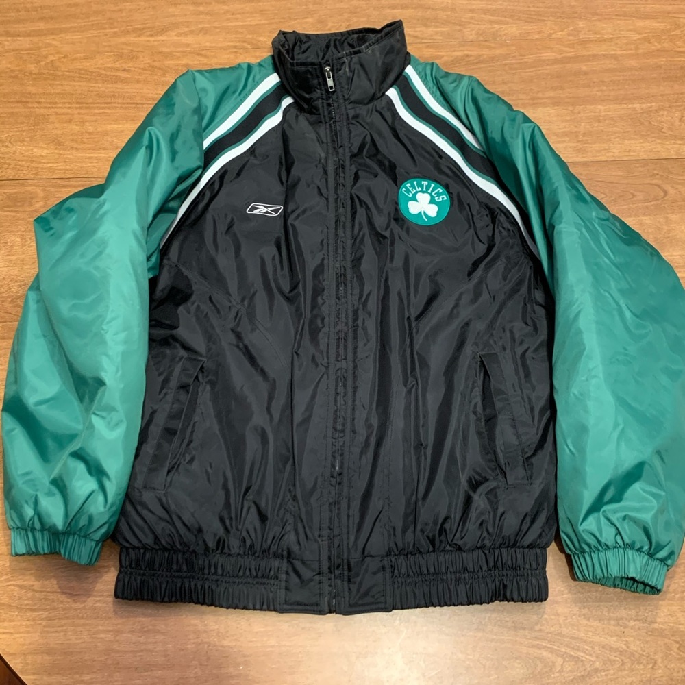 Boston Celtics XL Reebok Winter Jacket - Like New